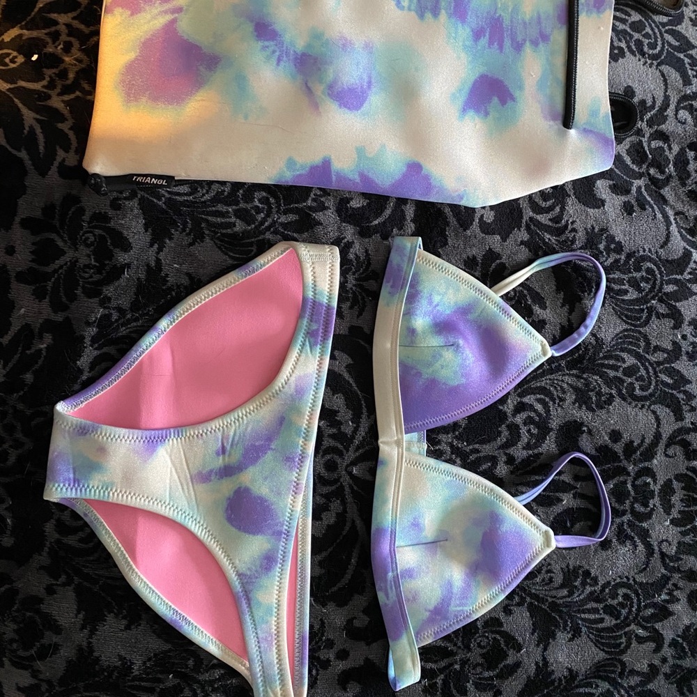 Triangl Bikini and bag